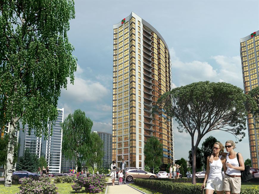 Дом "Нью-Йорк" в квартале "Северная Америка" - яркий и оригинальный Дом "Нью-Йорк" в квартале "Северная Америка" - яркий и оригинальный