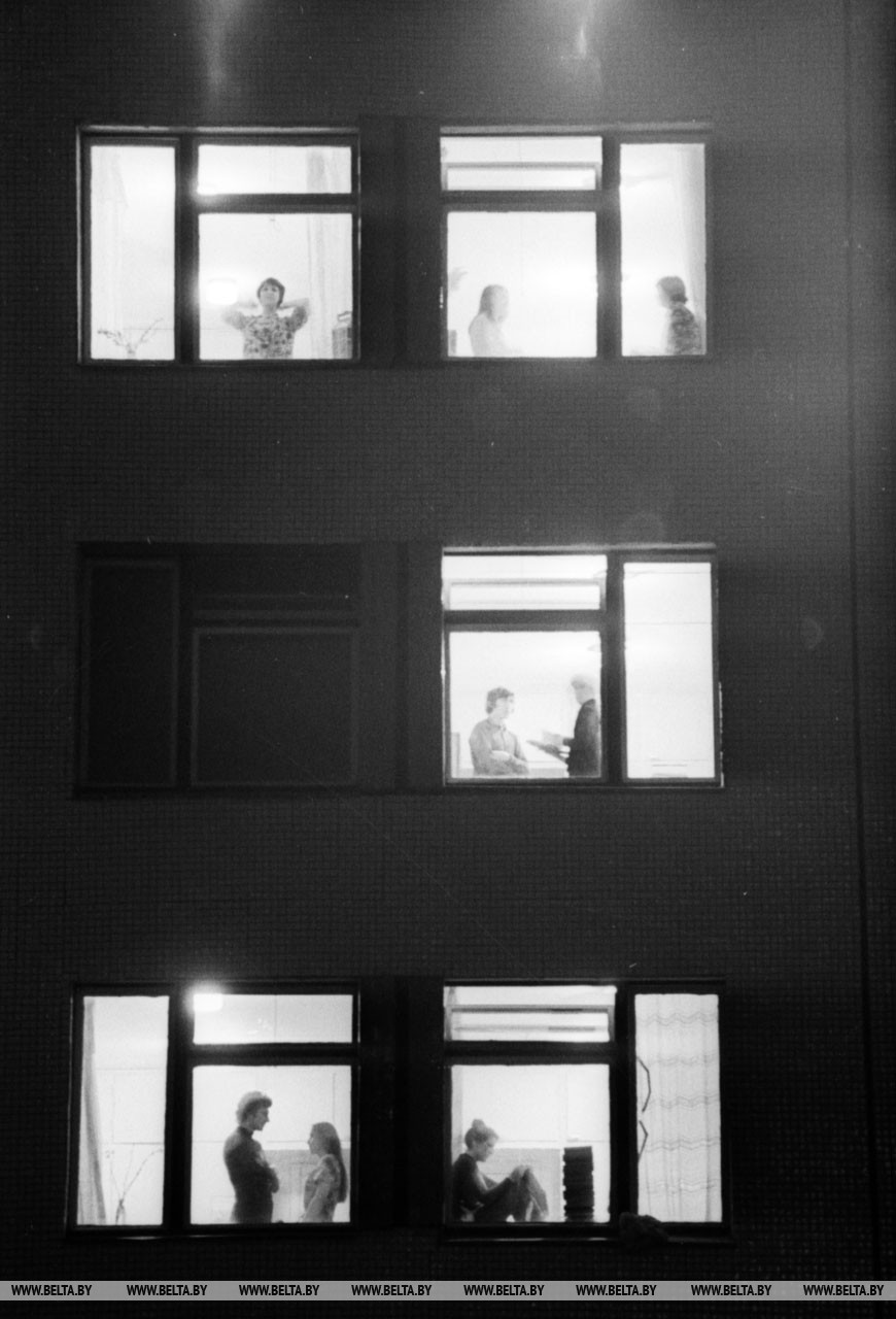 Белгосуниверситет имени В.И. Ленина. Общежитие БГУ №2, 1978 год