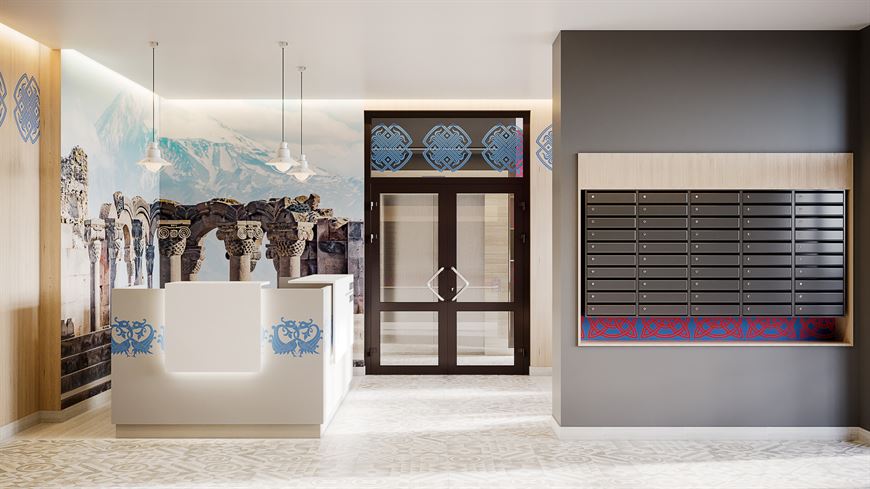 Так выглядят лобби в доме "Ереван" Так выглядят лобби в доме "Ереван"