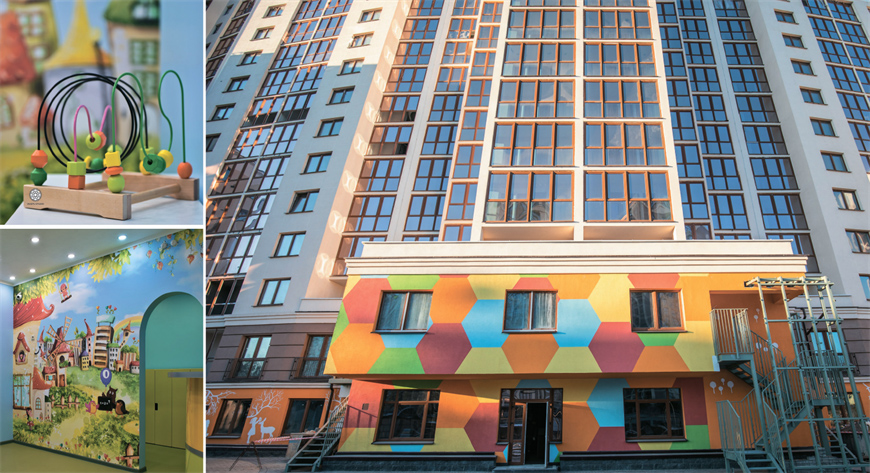 Здесь есть вся необходимая инфраструктура для детей Здесь есть вся необходимая инфраструктура для детей