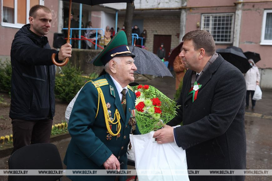 Григорий Обелевский и Глава Администрации Октябрьского района Гродно Олег Белинский Григорий Обелевский и Глава Администрации Октябрьского района Гродно Олег Белинский