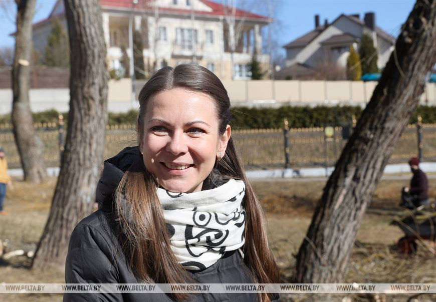 Секретарь Центрального комитета БРСМ Александра Гончарова Секретарь Центрального комитета БРСМ Александра Гончарова