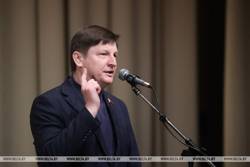 Председатель Постоянной комиссии Палаты представителей Национального собрания Республики Беларусь по образованию, культуре и науке Игорь Марзалюк