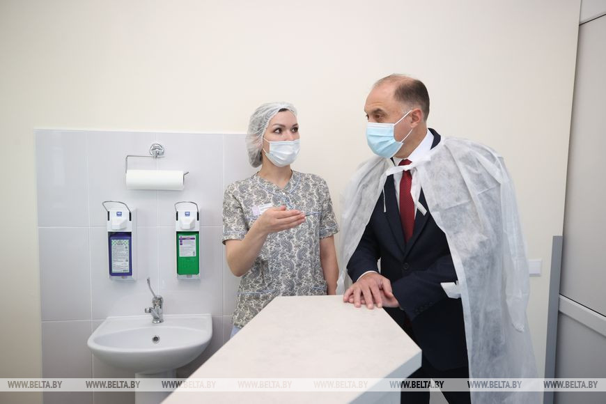 В Лидской ЦРБ после капремонта открыли хирургический корпус
