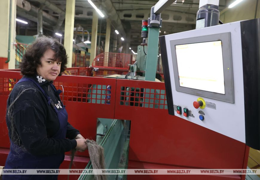 Оператор линии переработки льнотресты Елена Шестак