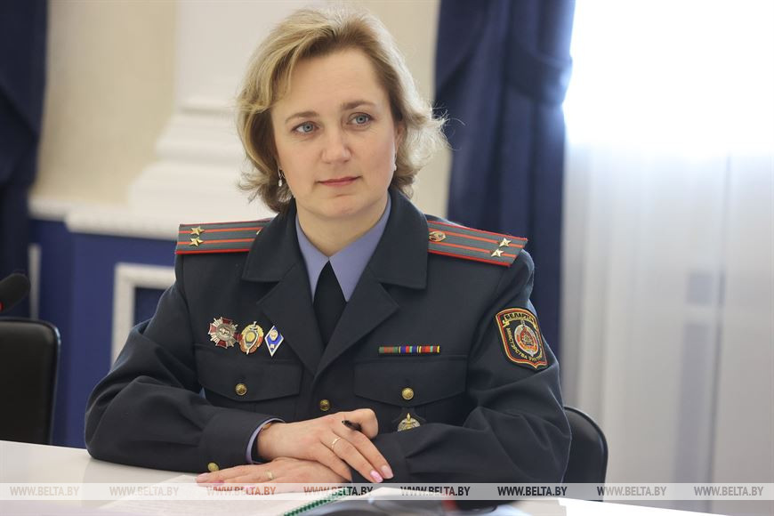 Официальный представитель УВД Витебского облисполкома Ольга Шкуратова