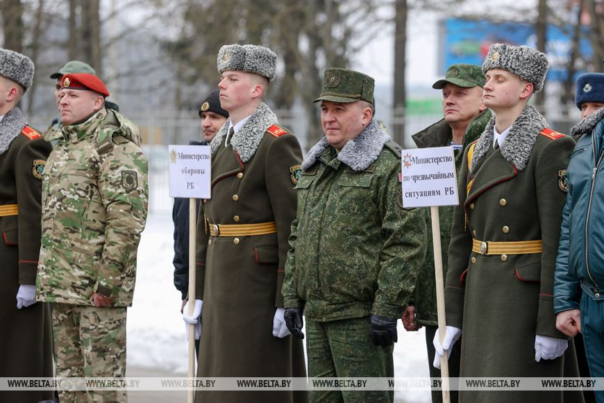 Во время открытия соревнований