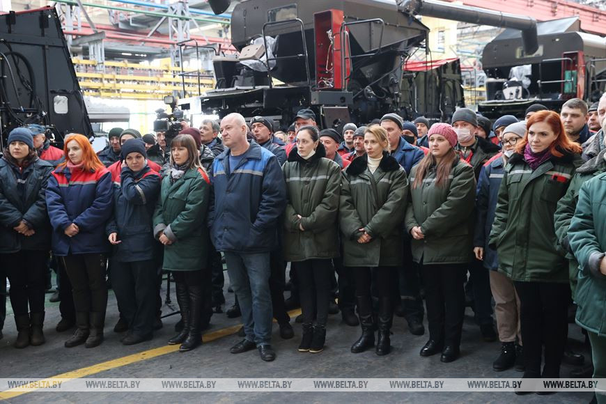 Во время общения с трудовым коллективом предприятия