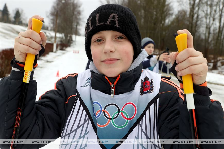 Участник соревнований Александр Обеяков из Бешенкович Участник соревнований Александр Обеяков из Бешенкович