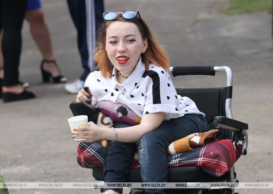 Участница слёта Евгения Панфиленко из Ельска Участница слёта Евгения Панфиленко из Ельска