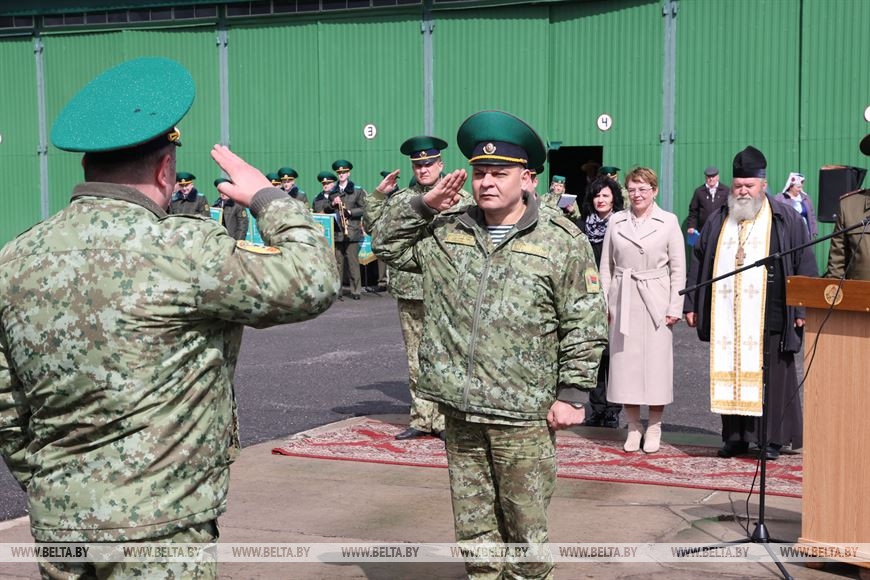 Во время приказа о заступлении на охрану водных рубежей Государственной границы Во время приказа о заступлении на охрану водных рубежей Государственной границы
