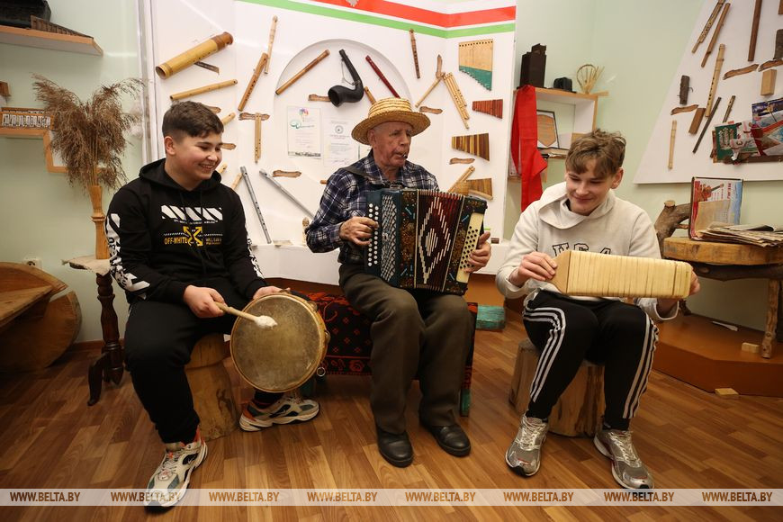 Марьян Скрамблевич во время репетиции в филиале Одельского центра культуры и народного творчества с молодежью