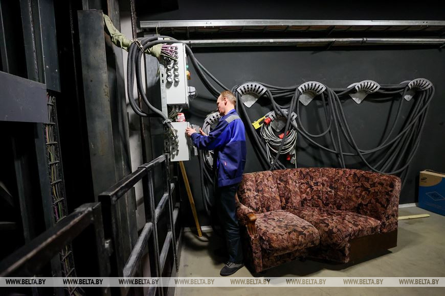 Трюм театра (помещение под сценой) Трюм театра (помещение под сценой)