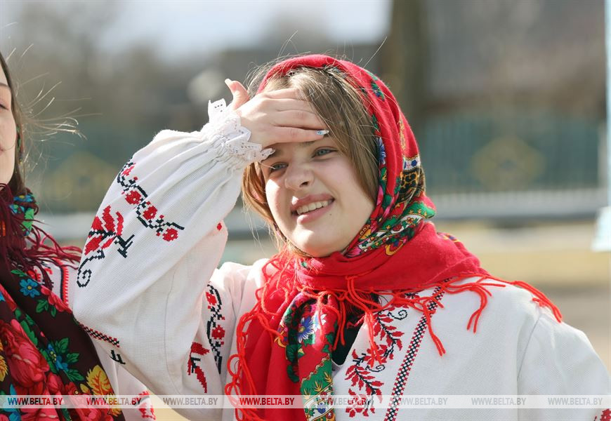 Участница обряда Катя Соколова