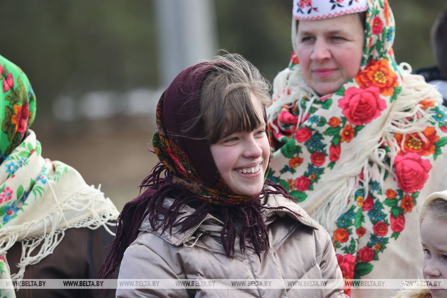 Участница обряда Полина Садольская