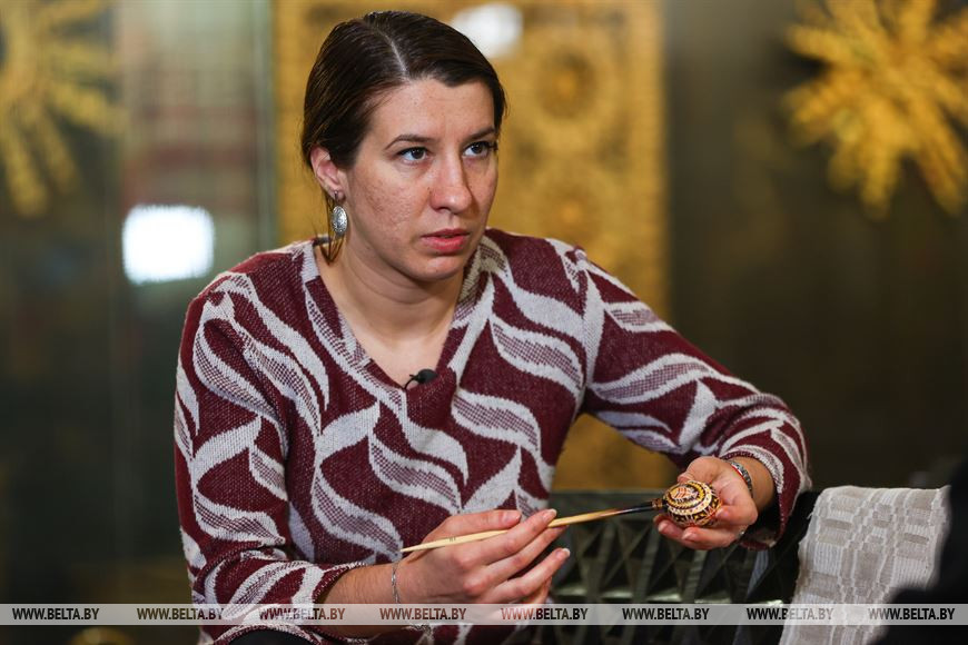 Заведующая филиалом "Музей белорусского народного искусства" в Раубичах Дарья Ильинич Заведующая филиалом "Музей белорусского народного искусства" в Раубичах Дарья Ильинич