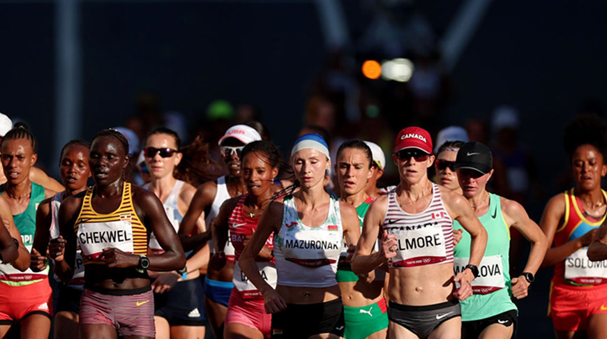 Во время марафона. Фото Getty Images Во время марафона. Фото Getty Images