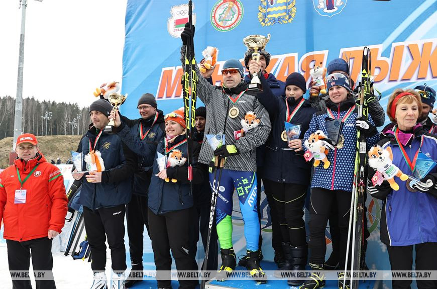 Во время награждения призеров