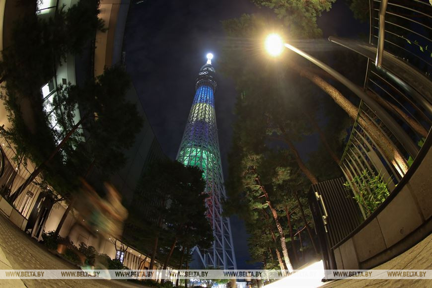 Tokyo Skytree, телевизионная башня в районе Сумида в Токио. Самая высокая среди телебашен мира и второе по высоте сооружение в мире после "Бурдж-Халифа"