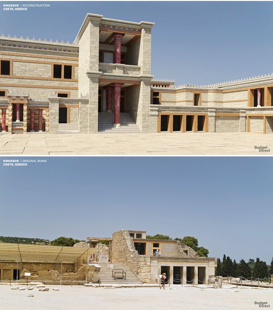Кносский дворец, Греция Кносский дворец, Греция