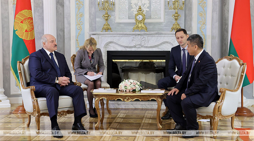 Александр Лукашенко и Ян Цзяньцян