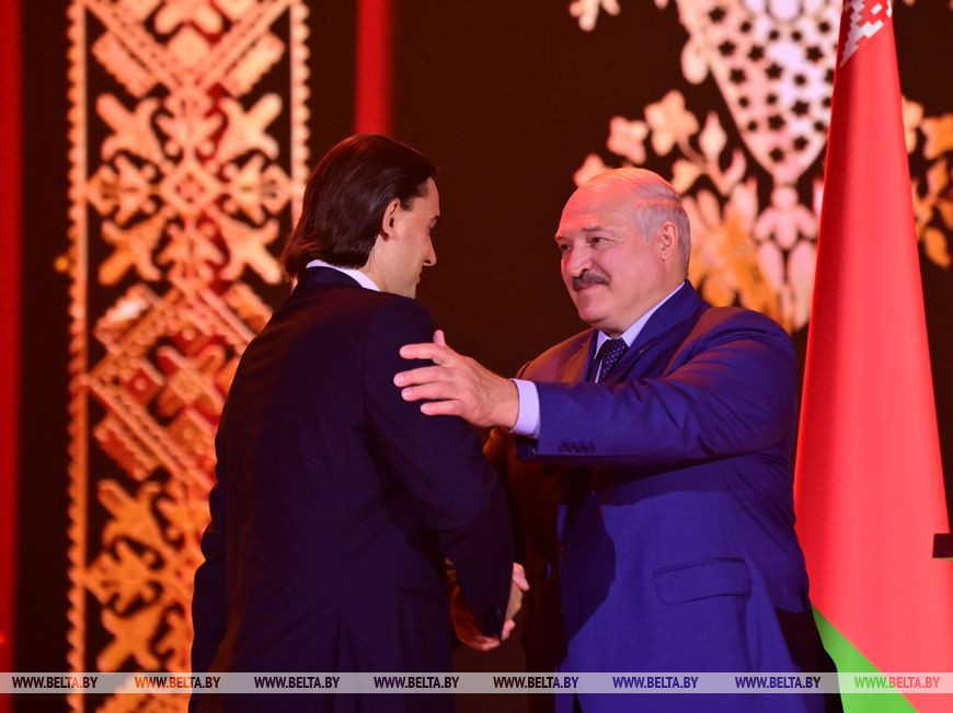 Александр Глазко и Александр Лукашенко