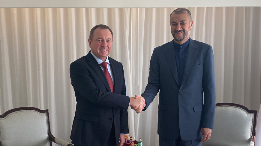 Владимир Макей в Нью-Йорке провел встречу с министром иностранных дел Ирана Хосейном Амиром Абдоллахияном