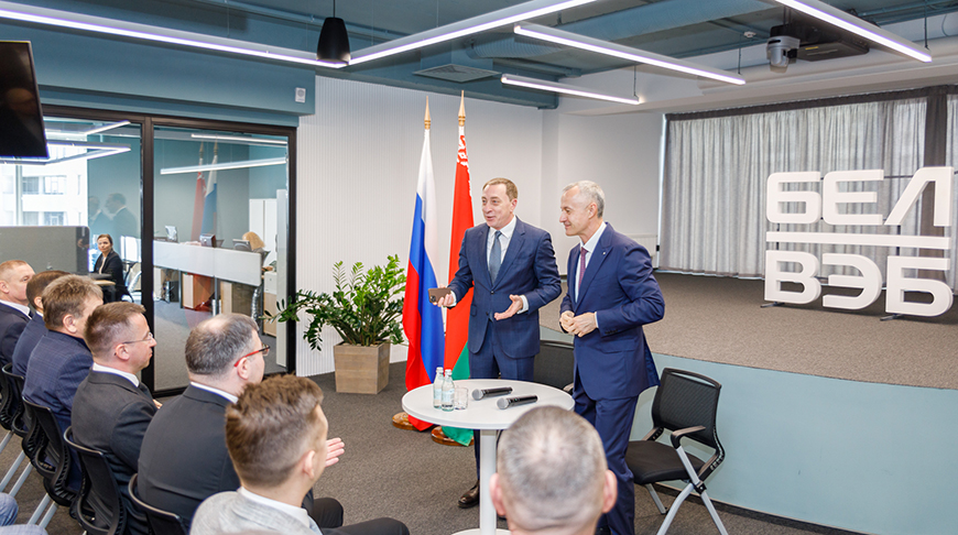 Николай Снопков проинформировал о переназначении Василия Матюшевского на должность председателя правления Банка БелВЭБ