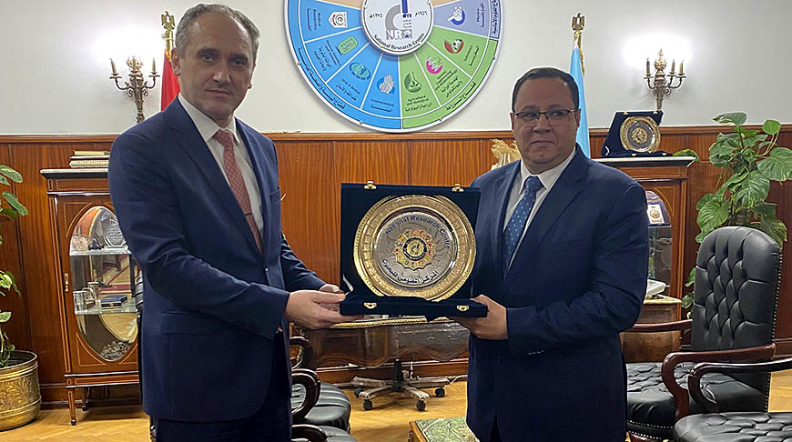 Сергей Терентьев и Мохамед Хашем. Фото mfa.gov.by Сергей Терентьев и Мохамед Хашем. Фото mfa.gov.by