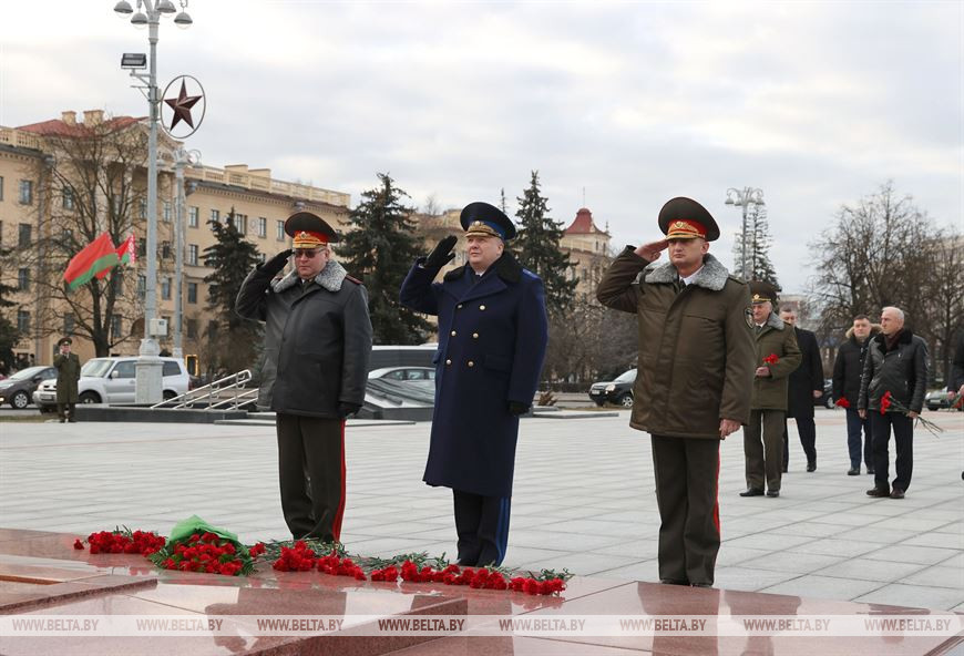 Первый заместитель государственного секретаря Совета безопасности Павел Муравейко, заместители государственного секретаря Совета безопасности Александр Рахманов и Владимир Арчаков Первый заместитель государственного секретаря Совета безопасности Павел Муравейко, заместители государственного секретаря Совета безопасности Александр Рахманов и Владимир Арчаков