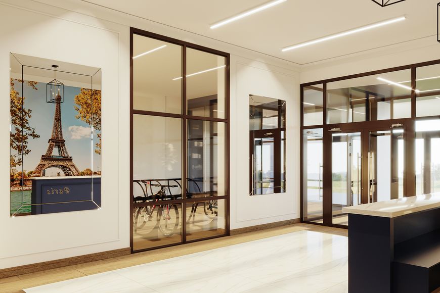 Просторное фойе дома "Париж"