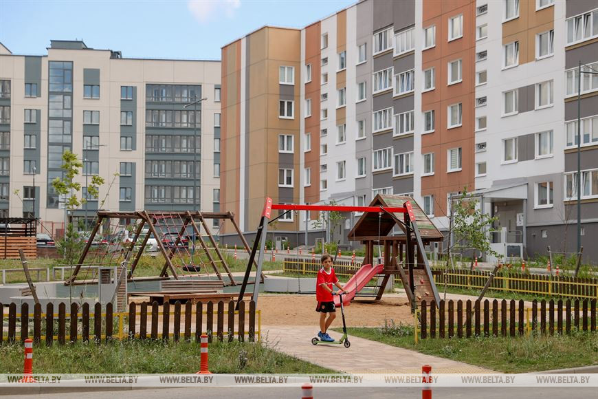 Новый микрорайон в Смолевичах Новый микрорайон в Смолевичах