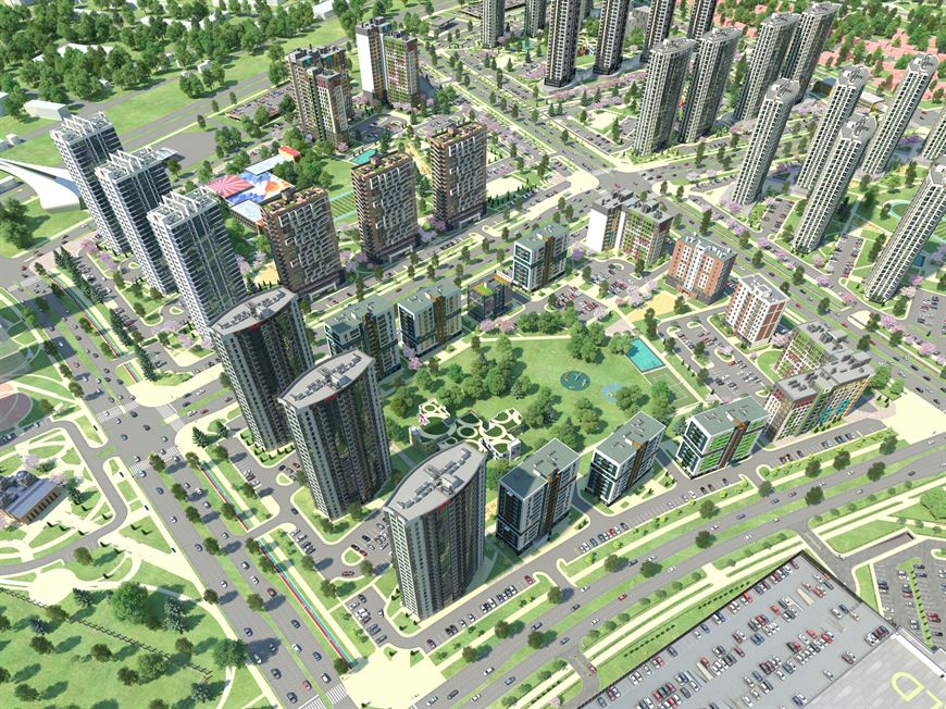 Таким будет квартал "Средиземноморский" после завершения строительства Таким будет квартал "Средиземноморский" после завершения строительства