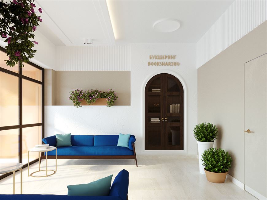 Зона отдыха в доме "Родос"