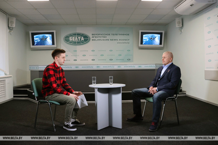 Космонавт Олег Новицкий дал интервью YouTube-каналу БЕЛТА Космонавт Олег Новицкий дал интервью YouTube-каналу БЕЛТА