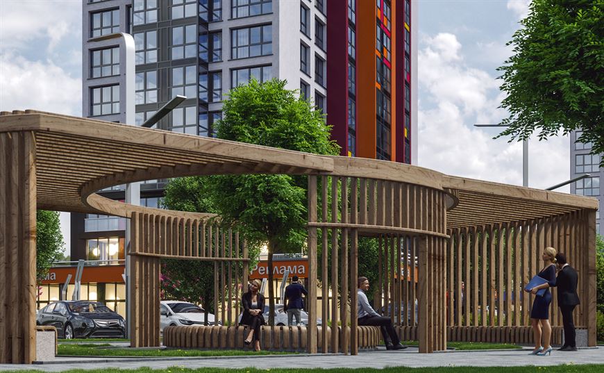 Места отдыха в квартале "Западная Европа" Места отдыха в квартале "Западная Европа"