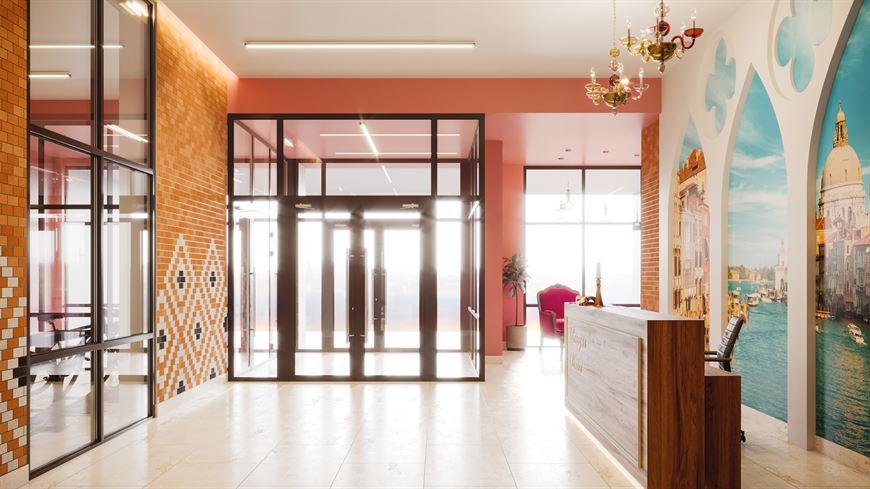 Вестибюль дома "Венеция" Вестибюль дома "Венеция"