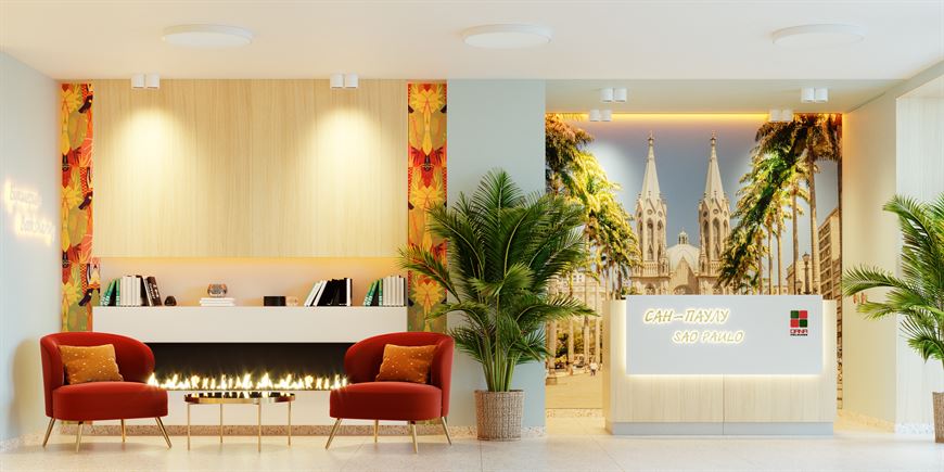 Дизайнерское лобби "Сан-Паулу" Дизайнерское лобби "Сан-Паулу"