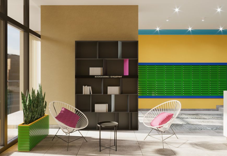 Гостевая зона и небольшой букшеринг в доме "Буэнос-Айрес"