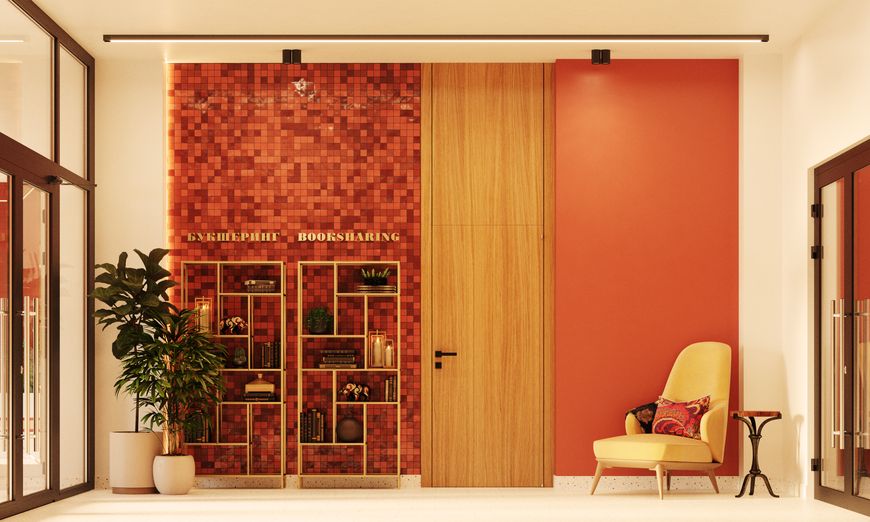 Место отдыха, букшеринг, туалетная комната с пеленальным столиком и лапомойкой Место отдыха, букшеринг, туалетная комната с пеленальным столиком и лапомойкой