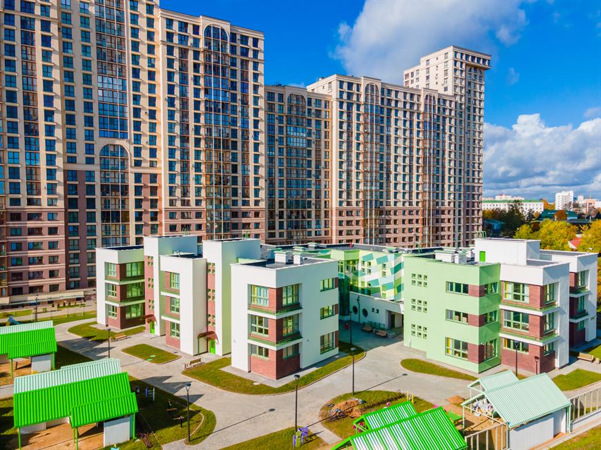 Новый детский сад в жилом комплексе "Парк Челюскинцев"