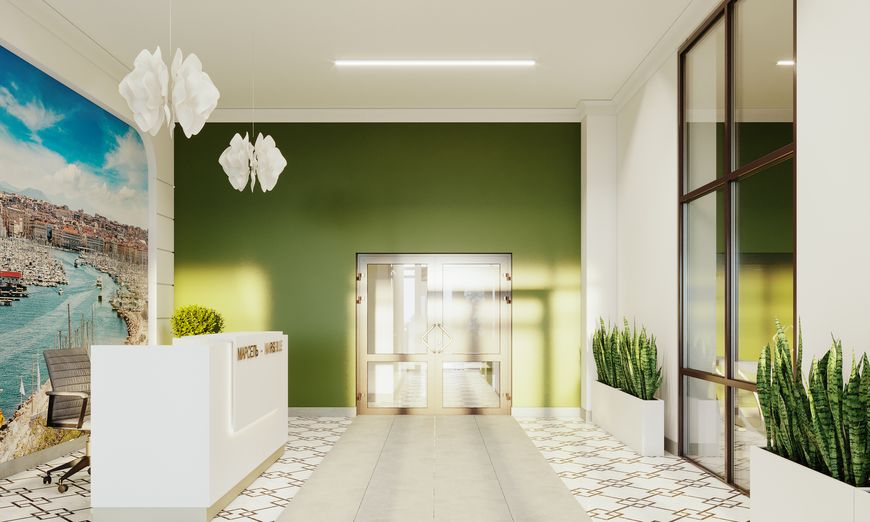 Фойе дома "Марсель" - 69 м² Фойе дома "Марсель" - 69 м²