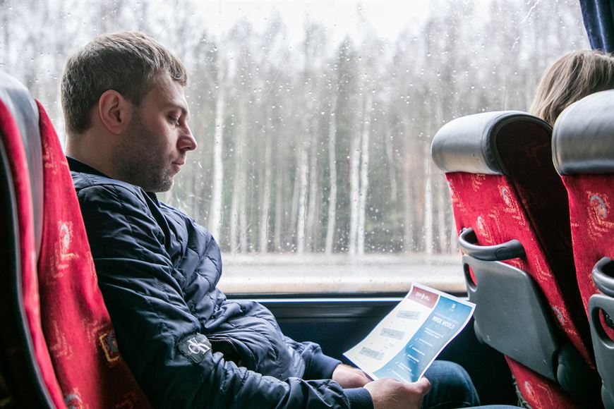 В пути жители Москвы могли ознакомиться с краткой историей Minsk World В пути жители Москвы могли ознакомиться с краткой историей Minsk World