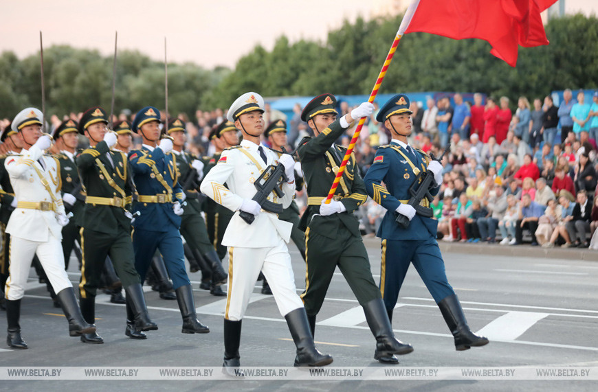 Репетиция военного парада в честь Дня Независимости прошла в Минске, 2019 год