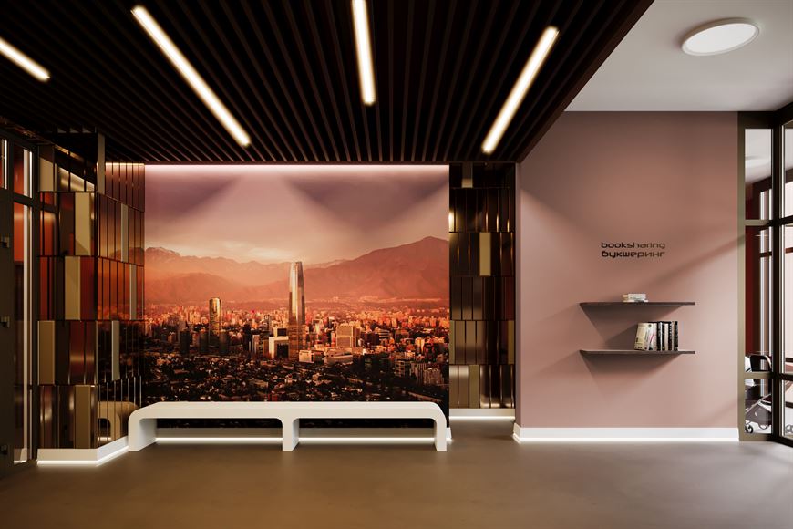 Дизайнерское лобби дома "Сантьяго" Дизайнерское лобби дома "Сантьяго"