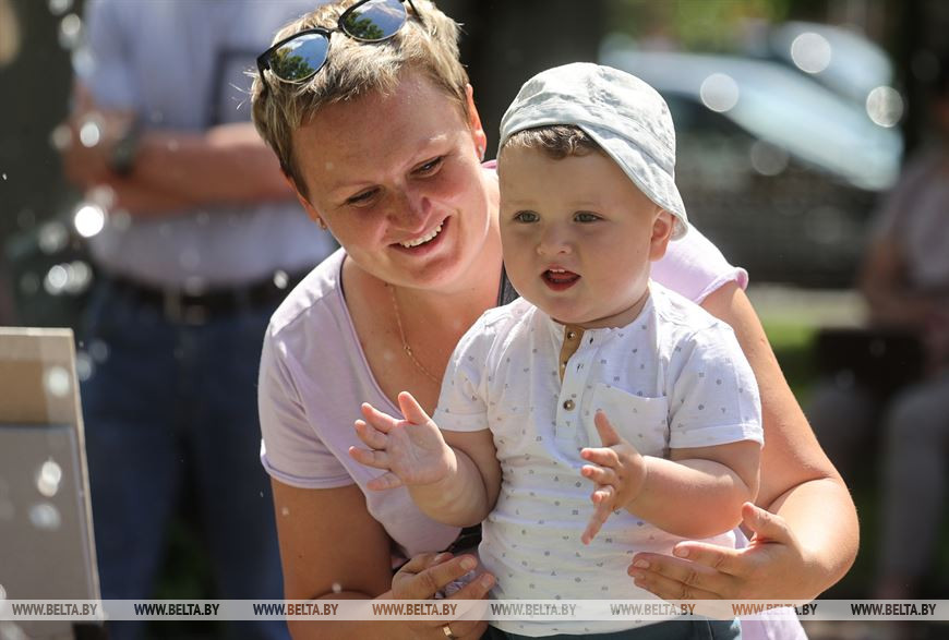 На улицах Витебска во время празднования Дня города