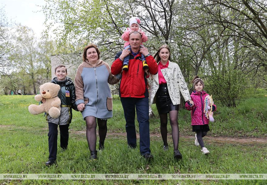 Многодетная семья Ермаковых из Оршанского района