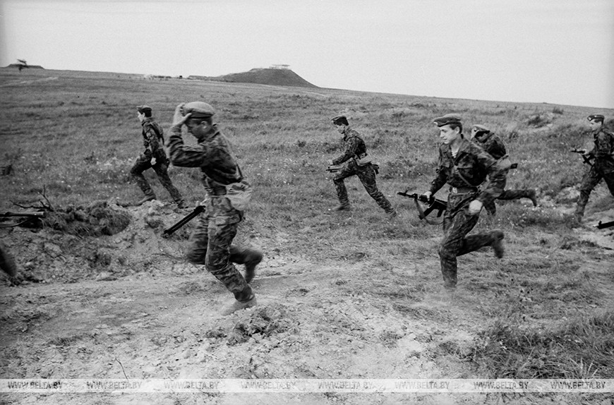 Войсковое учение Белорусского военного округа. Высадка десанта
