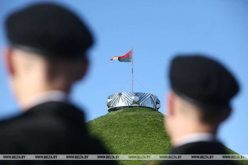 Курсанты военного факультета ГрГу имени Янки Купалы приняли присягу на Кургане Славы, 2021 год