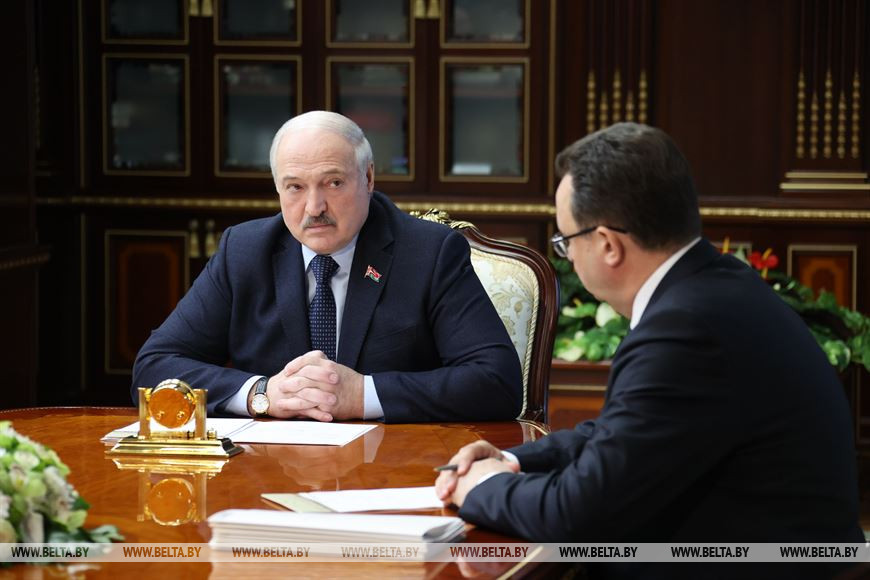 Александр Лукашенко и Дмитрий Пиневич